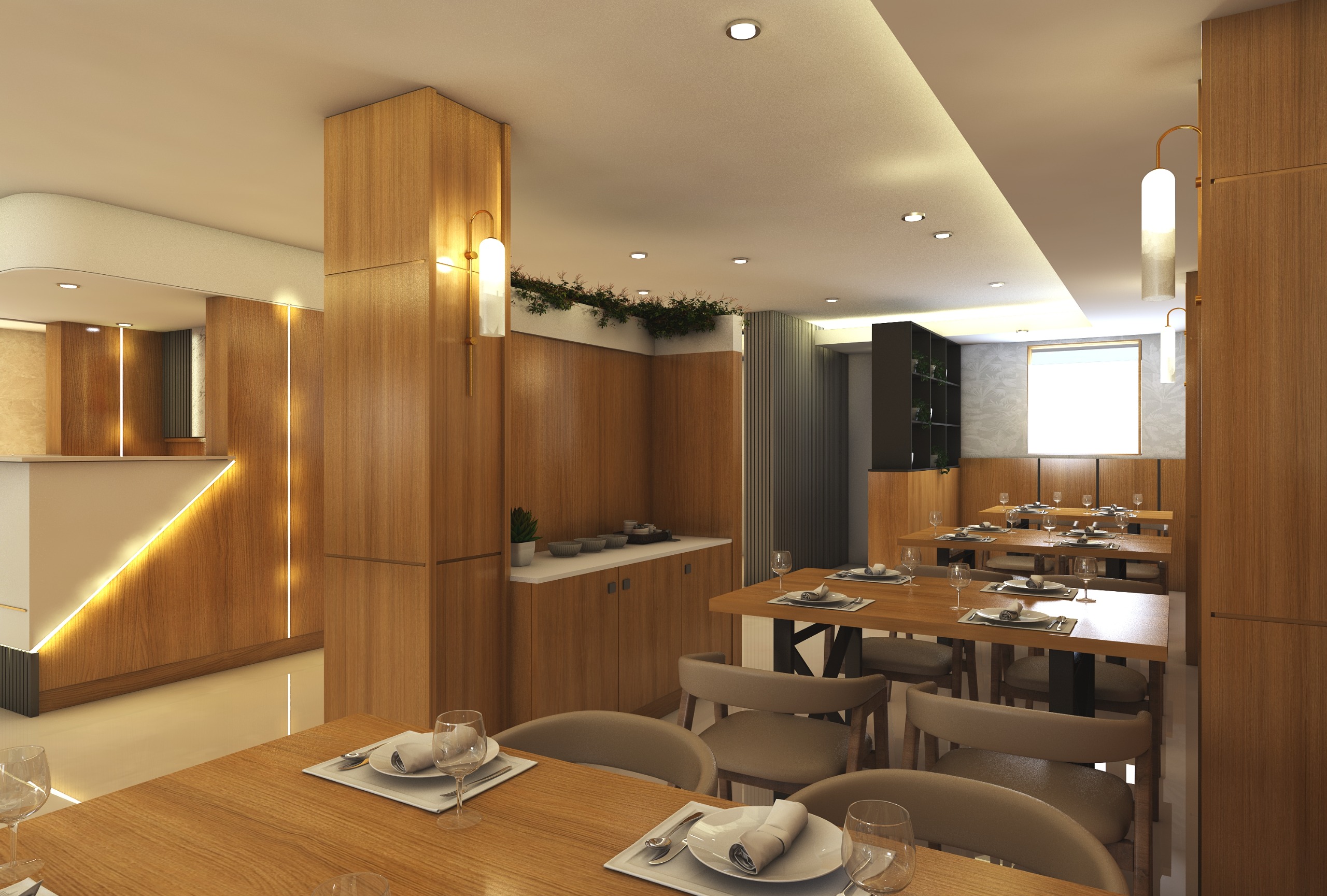 Spacious Restaurant Seating